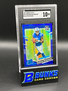 2023 Anthony Richardson Blue Hyper Prizm SGC 10