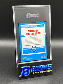 2023 Anthony Richardson Blue Hyper Prizm SGC 10
