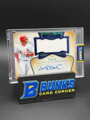 2026 Jim Edmonds Topps Tier One Jumbo Auto 55/56