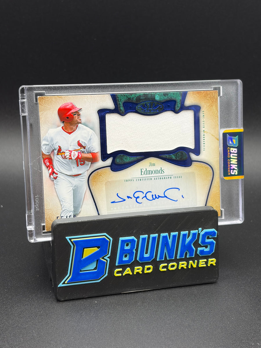 2026 Jim Edmonds Topps Tier One Jumbo Auto 55/56