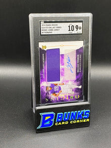 2024 Dallas Turner Rookie Jumbo Jersey Auto. SGC 10/9
