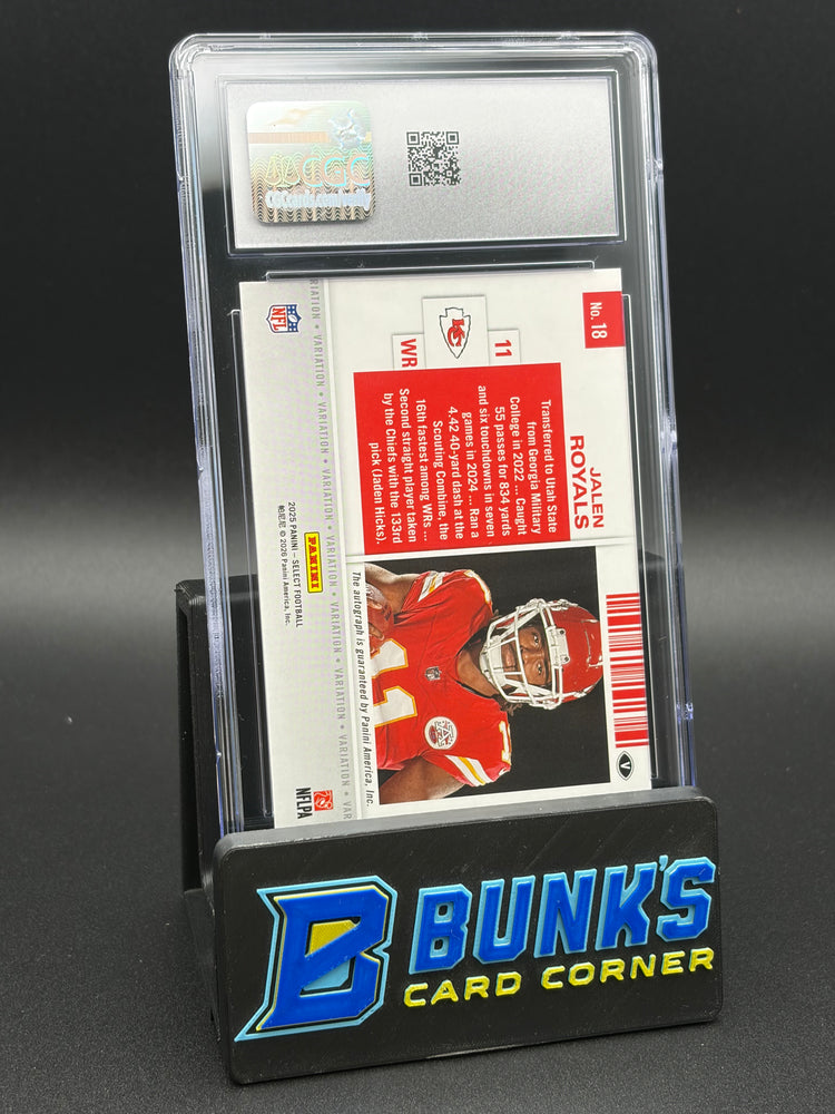 2025 Jalen Royals Variation Contenders Rookie Ticket Auto Select CGC 10 Auto 10 10/10
