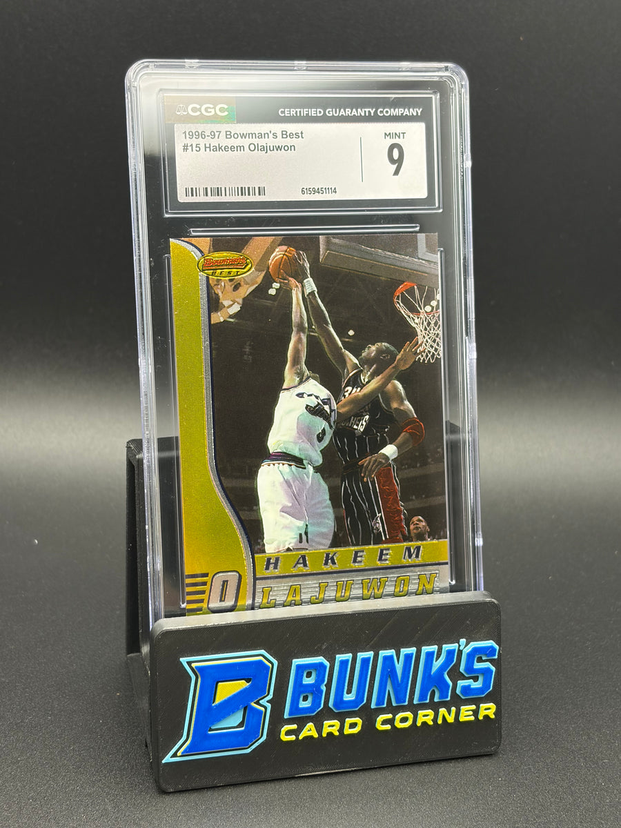 1996-97 Hakeem Olajuwon Bowman's Best CGC 9