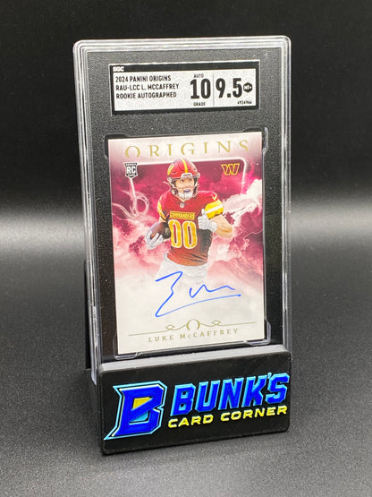 2024 Luke McCaffrey Rookie Auto. SGC 10/9.5