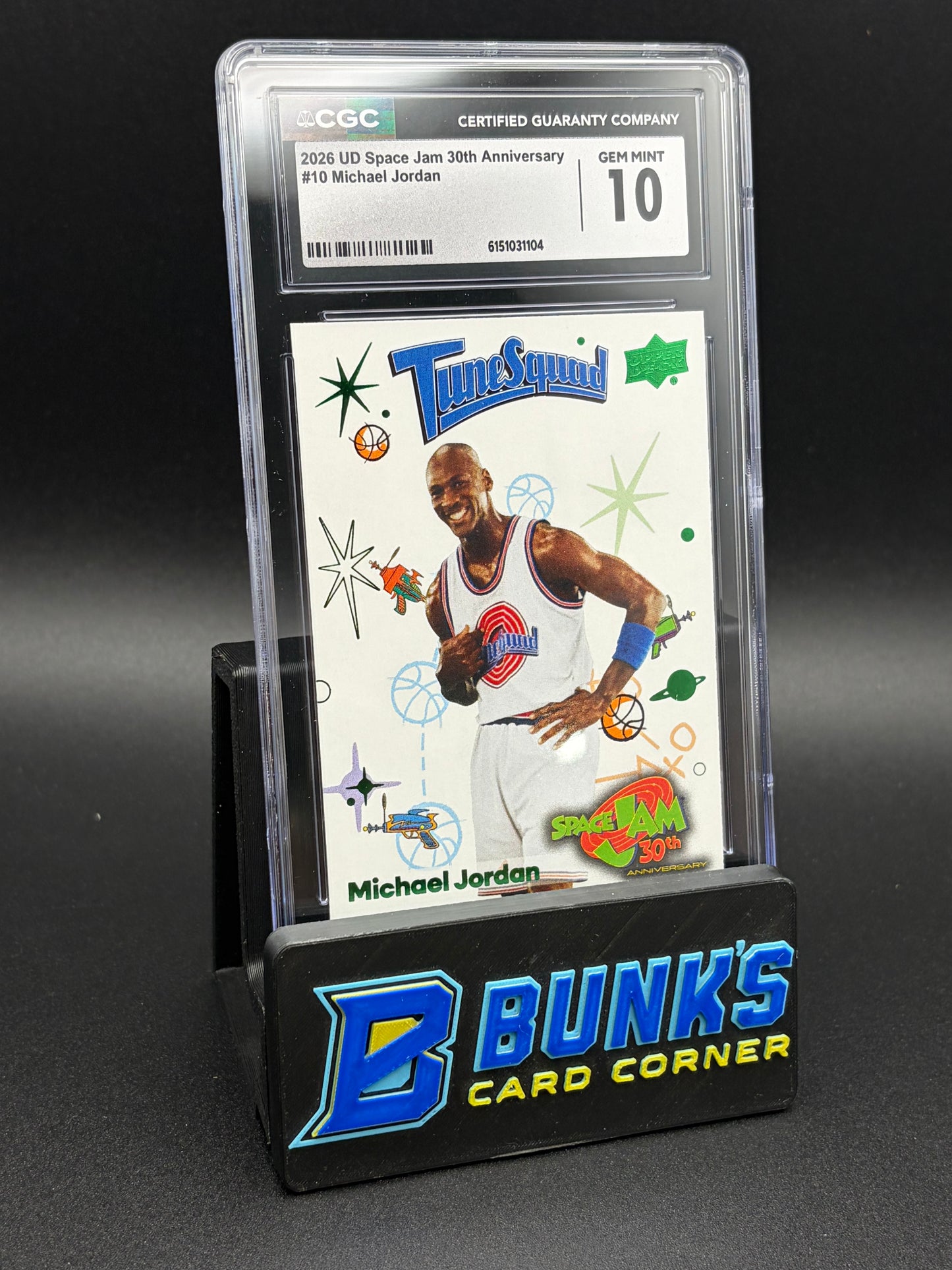 2026 Michael Jordan Space Jam 30th Anniversary CGC 10