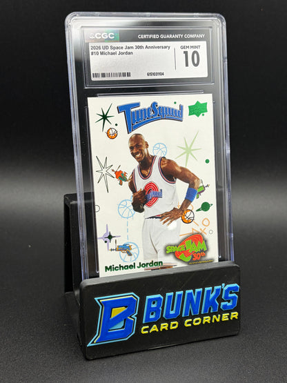 2026 Michael Jordan Space Jam 30th Anniversary CGC 10