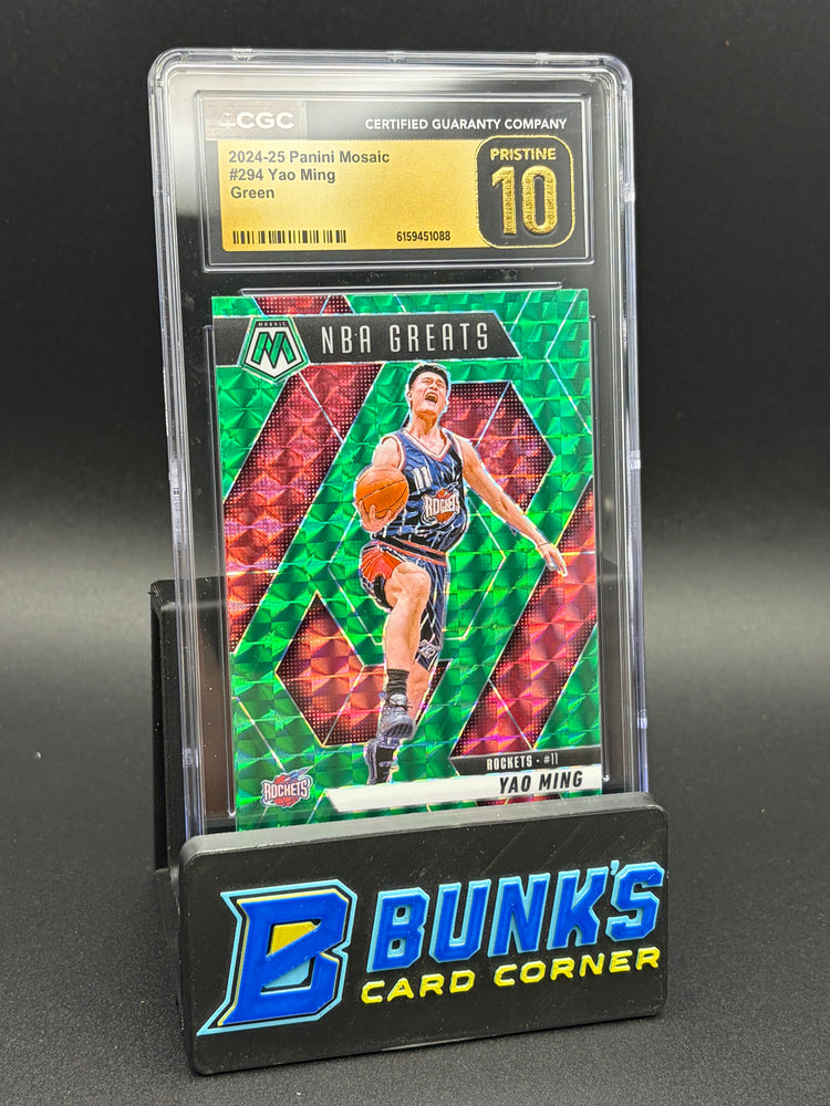 2024-25 Yao Ming Green Mosaic CGC Pristine 10