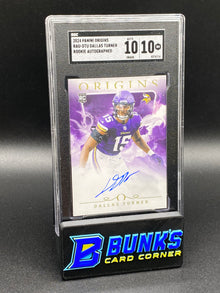 2024 Dallas Turner Rookie Auto. SGC 10/10