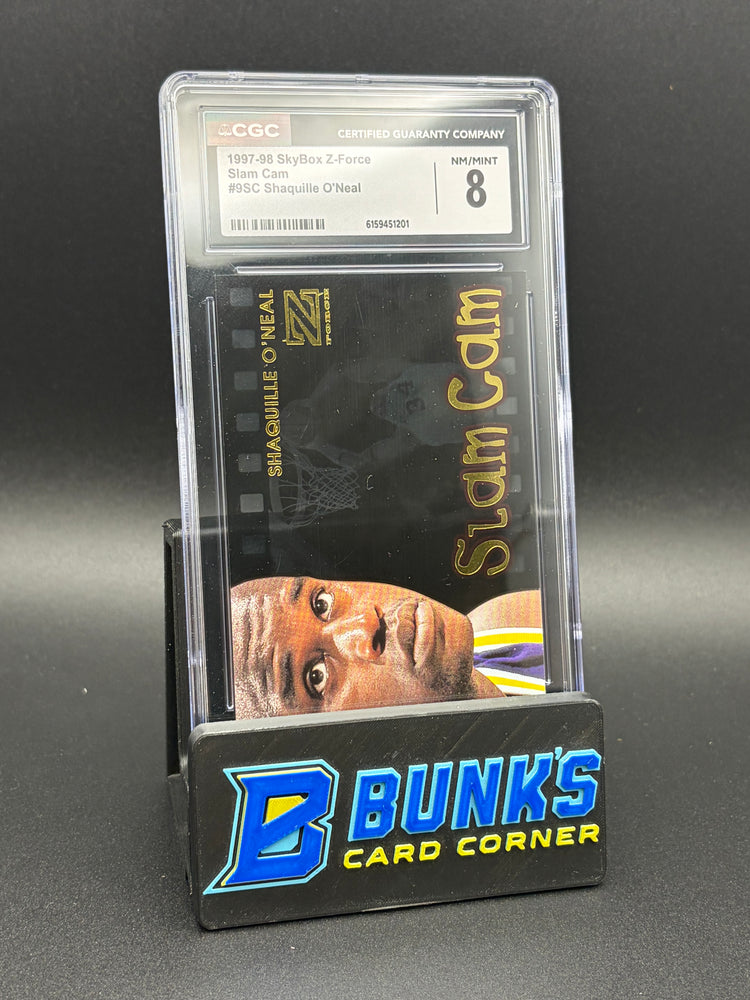 1997-98 Shaquille O'Neal Slam Cam SkyBox Z-Force CGC 8