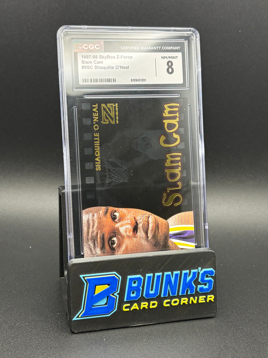 1997-98 Shaquille O'Neal Slam Cam SkyBox Z-Force CGC 8