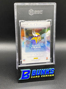 2024 Dallas Turner Rookie Auto. SGC 10/10