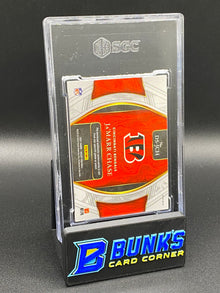 2021 Ja'Marr Chase Draft Selections Material Red Prizm SGC 10