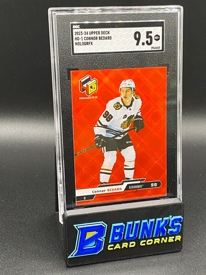 2023-24 Connor Bedard Hologrfx SGC 9.5