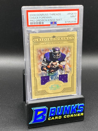 2008 Chuck Foreman Pro Gridiron Kings PSA 9