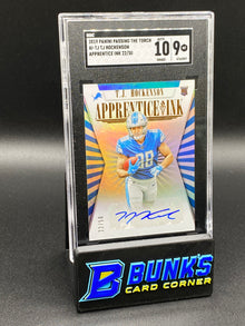 2019 TJ Hockenson Apprentice Ink 22/50 SGC 10/9
