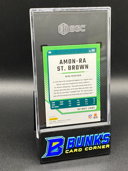 2024 Amon-Ra St. Brown One Hundred Prizm SGC 9.5