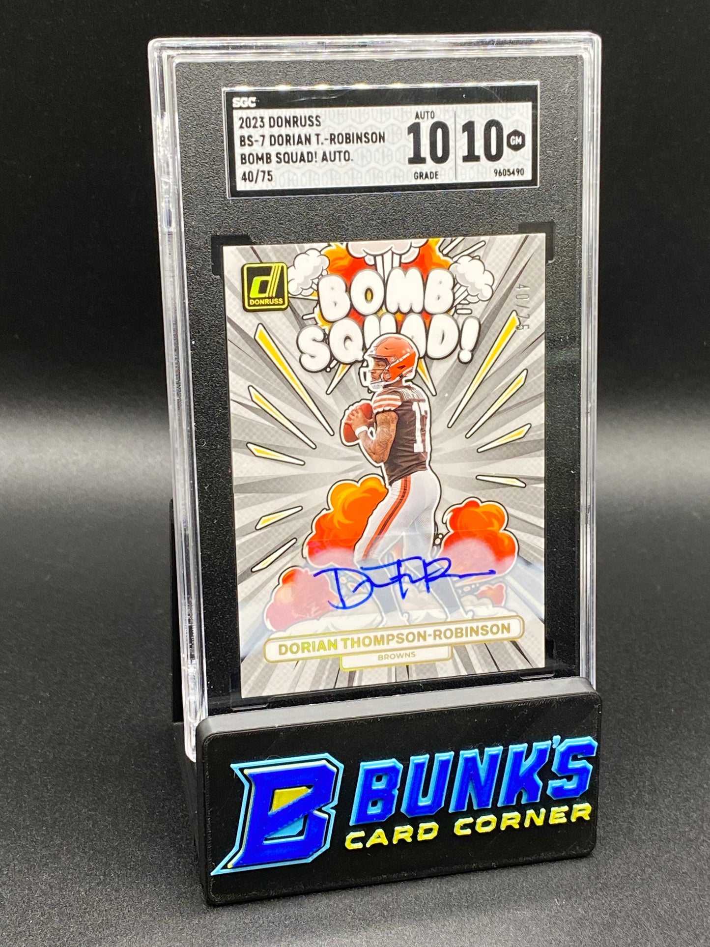 2023 Dorian Thompson-Robinson Auto. 40/75 SGC 10/10