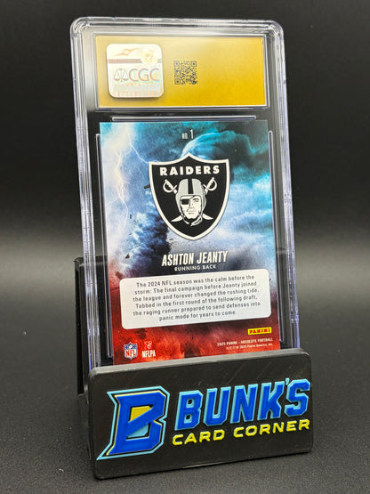 2025 Ashton Jeanty By Storm Absolute CGC Pristine 10 RC