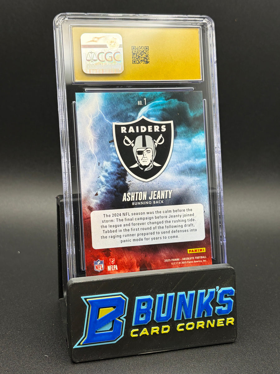 2025 Ashton Jeanty By Storm Absolute CGC Pristine 10 RC