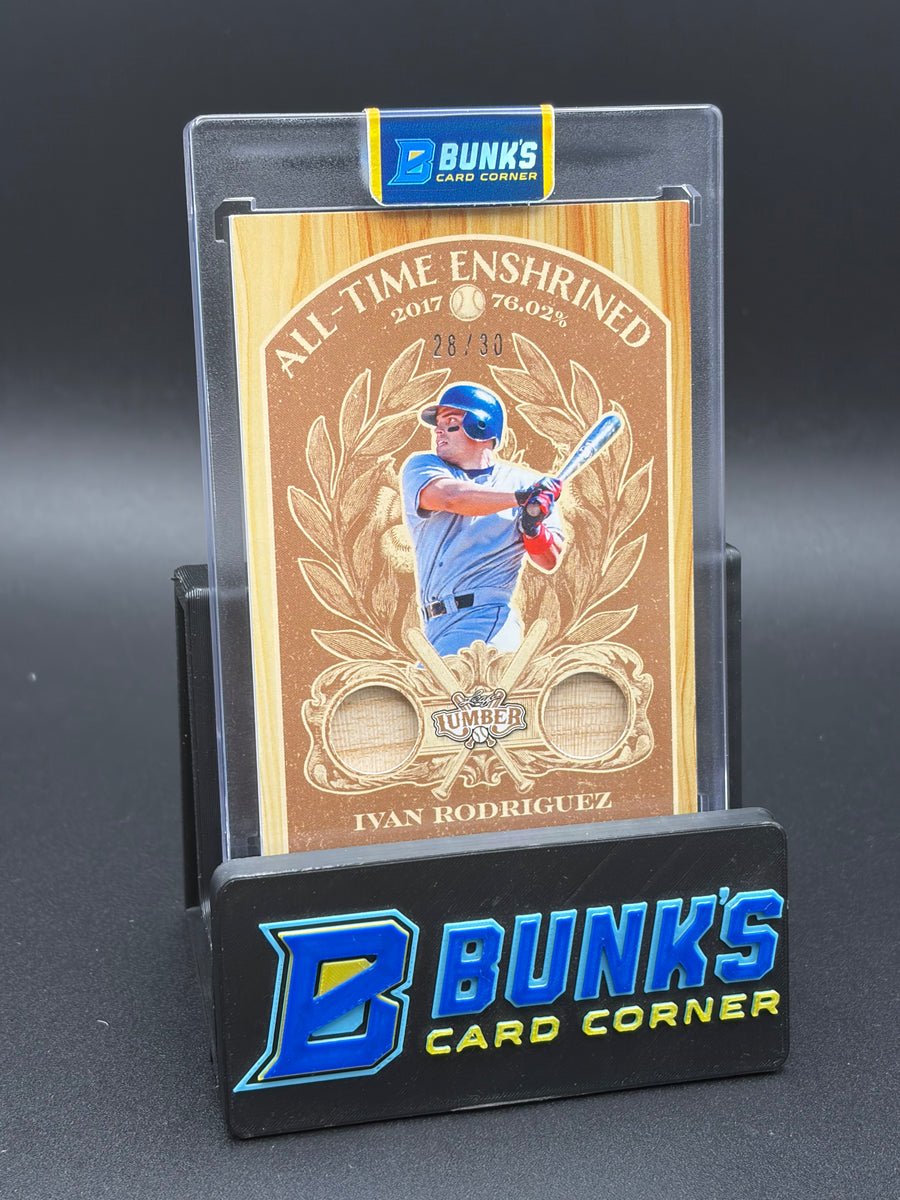 2025 Ivan Rodriguez Leaf Memorabilia All Time Enshrined 28/30