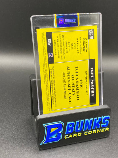 2025 Fred McGriff Auto.