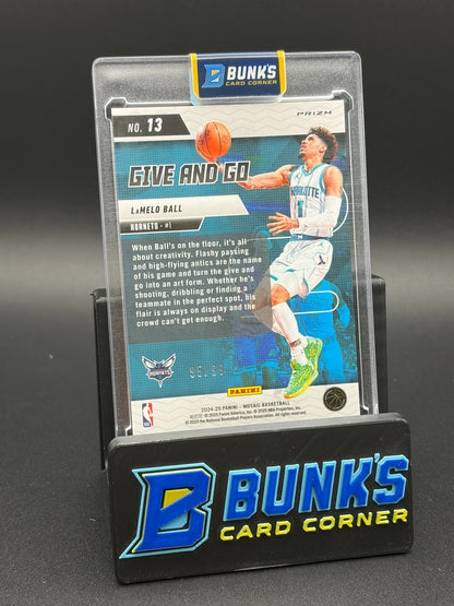 2024-25 LaMelo Ball Mosaic Blue 95/99