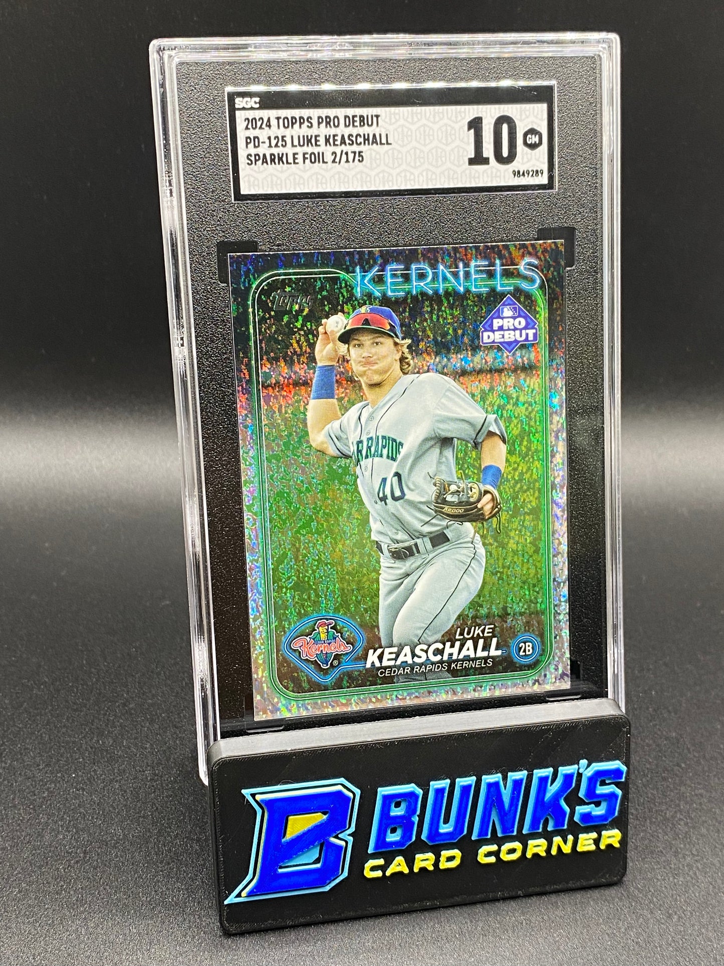 2024 Luke Keaschall Sparkle Foil 2/175 SGC 10