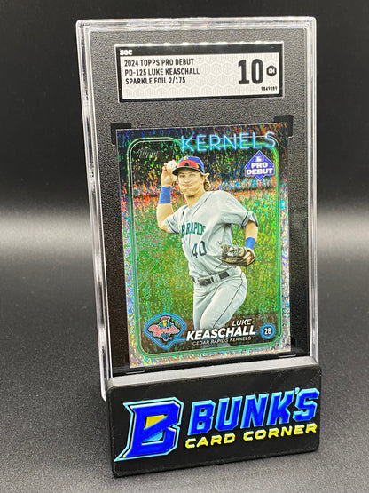 2024 Luke Keaschall Sparkle Foil 2/175 SGC 10