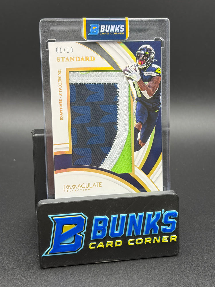 2022 DK Metcalf Immaculate Collection Panini Standard Patch 1/10
