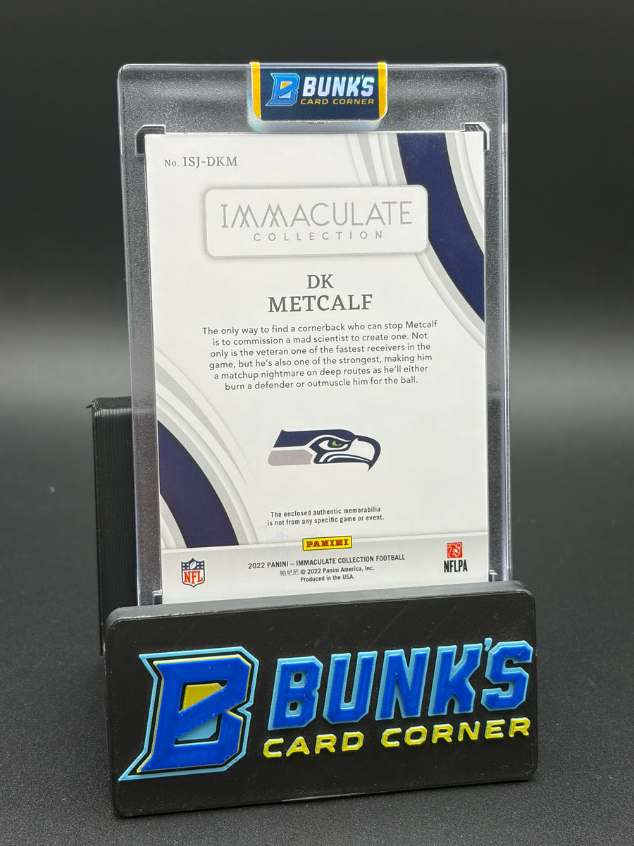 2022 DK Metcalf Immaculate Collection Panini Standard Patch 1/10
