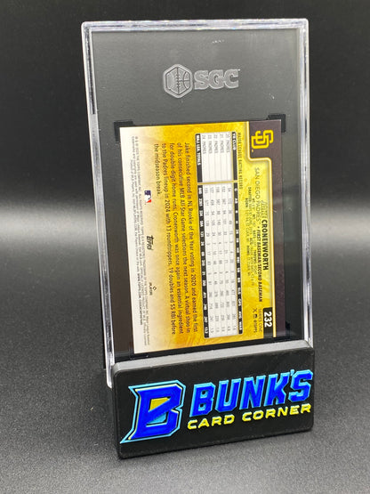 2025 Jake Cronenworth Golden Mirror Variation SGC 9.5