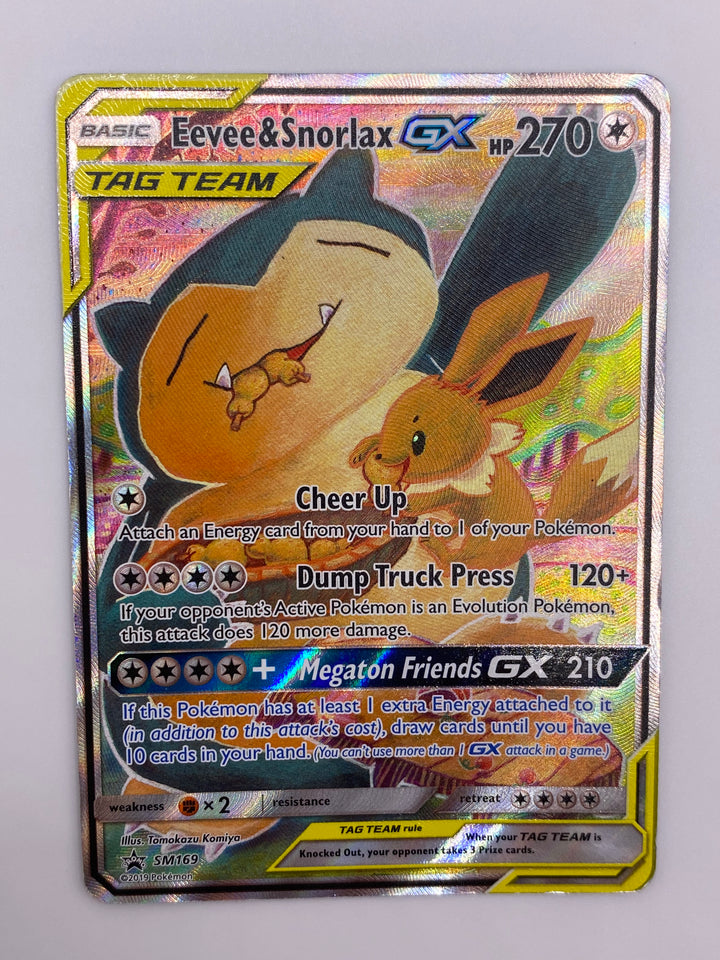 Eevee & Snorlax gx Tag Team Promo HP