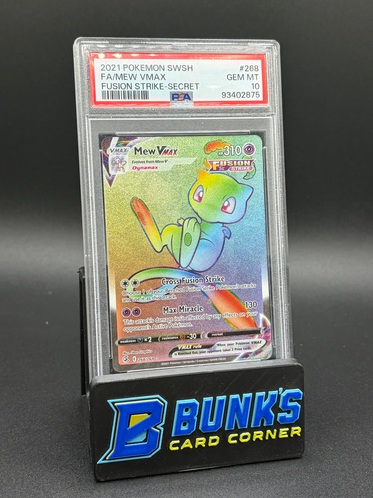 Mew VMAX Fusion Strike Secret PSA 10