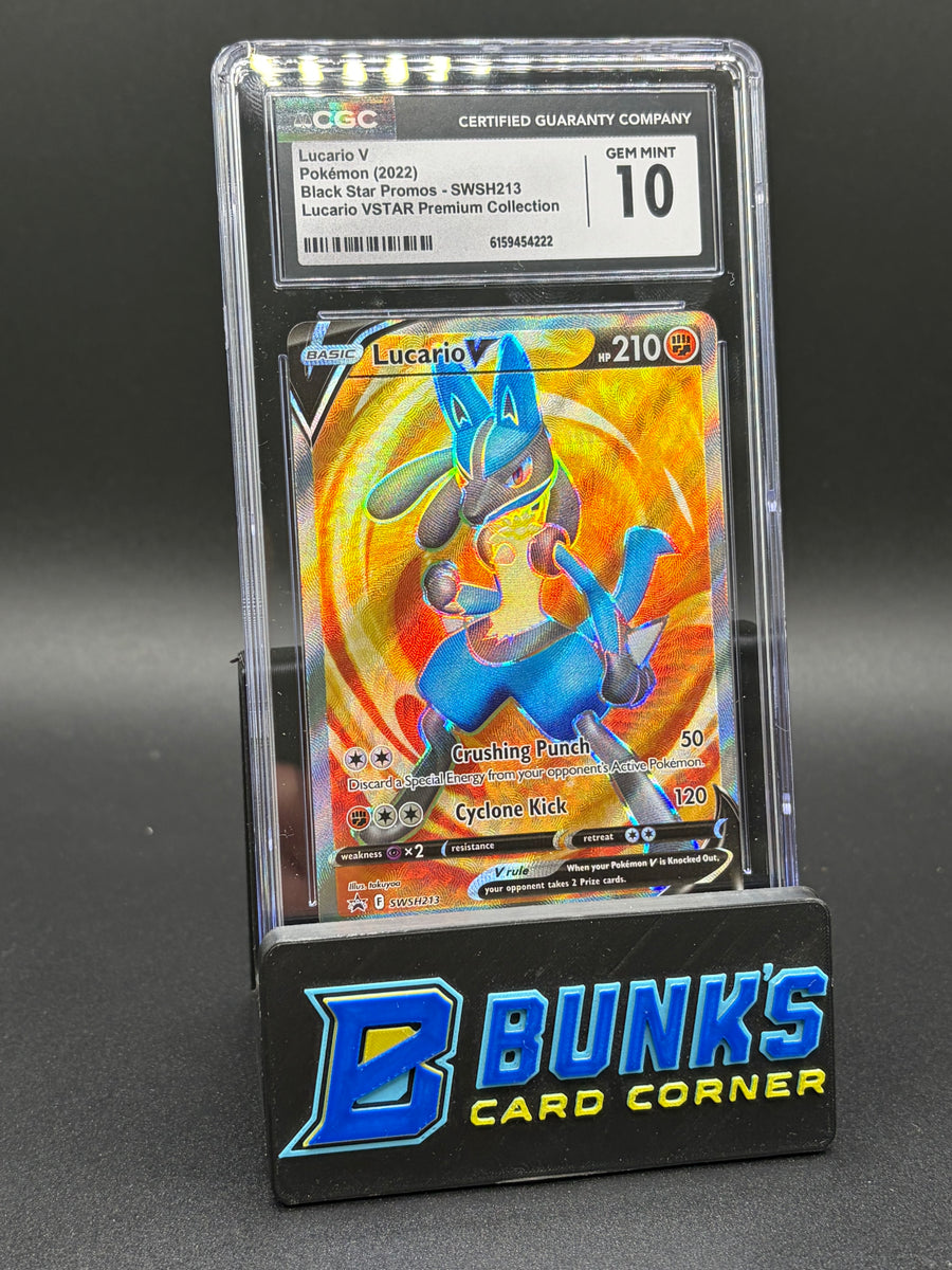Lucario V Promo CGC 10