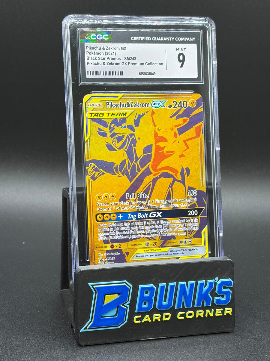 Pikachu & Zekrom GX Promo CGC 9