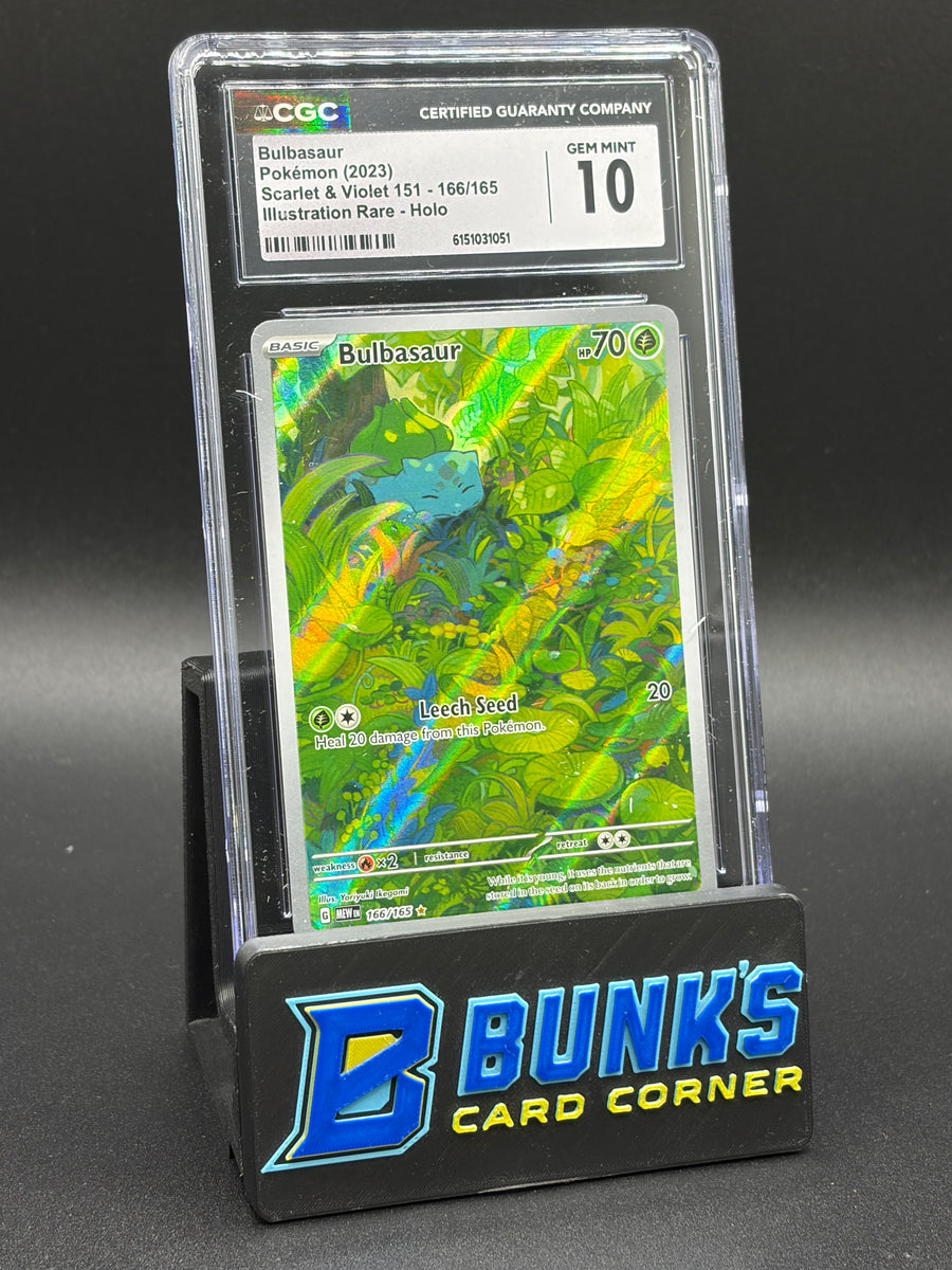 Bulbasaur Illustration Rare Holo CGC 10