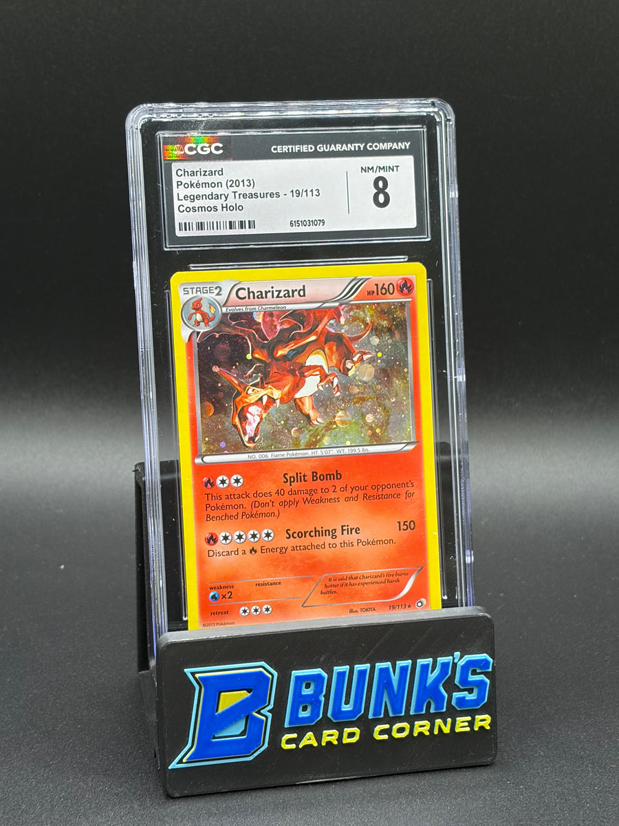 Charizard Cosmos Holo CGC 8
