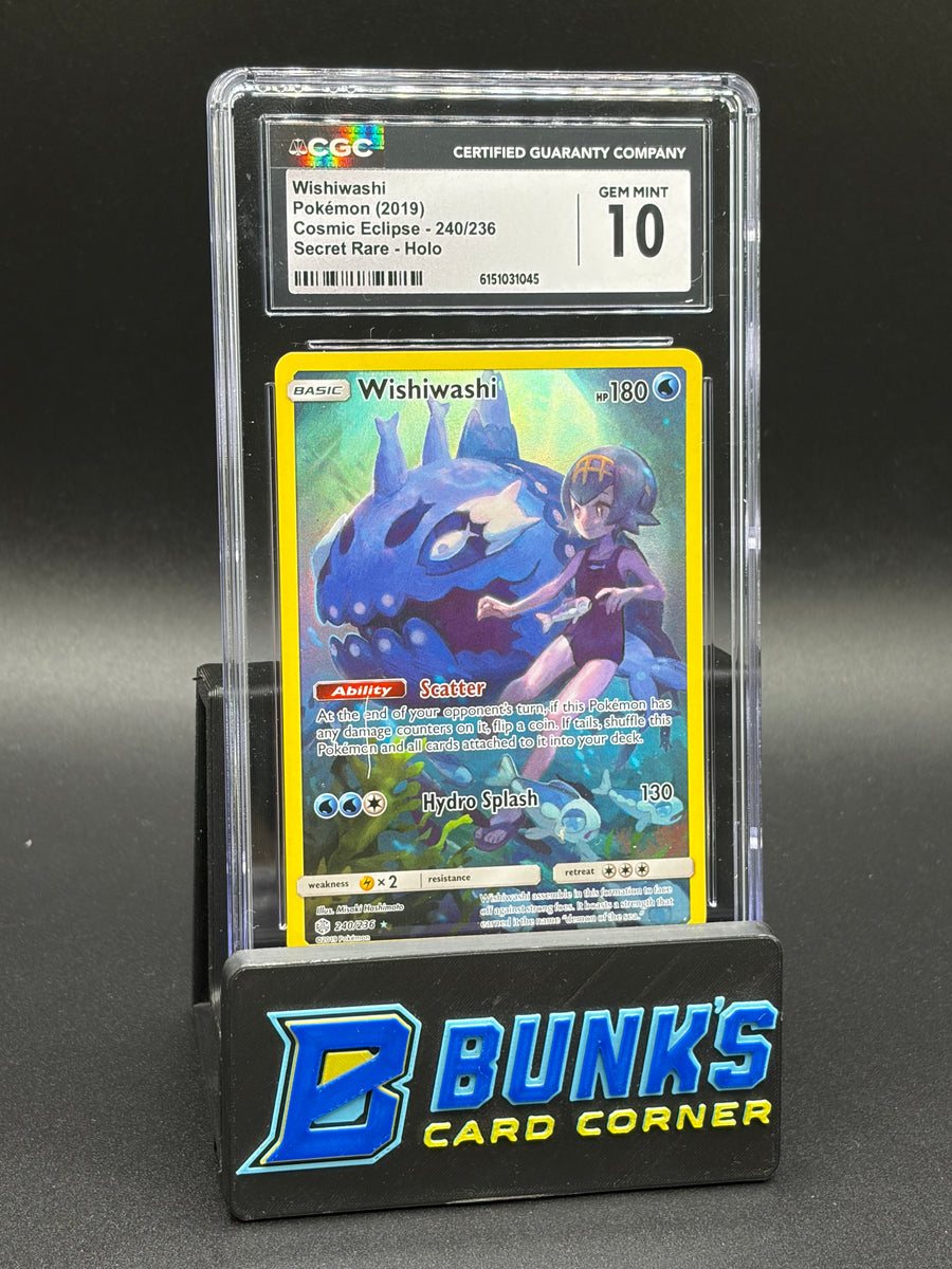 Wishiwashi Secret Rare Holo CGC 10
