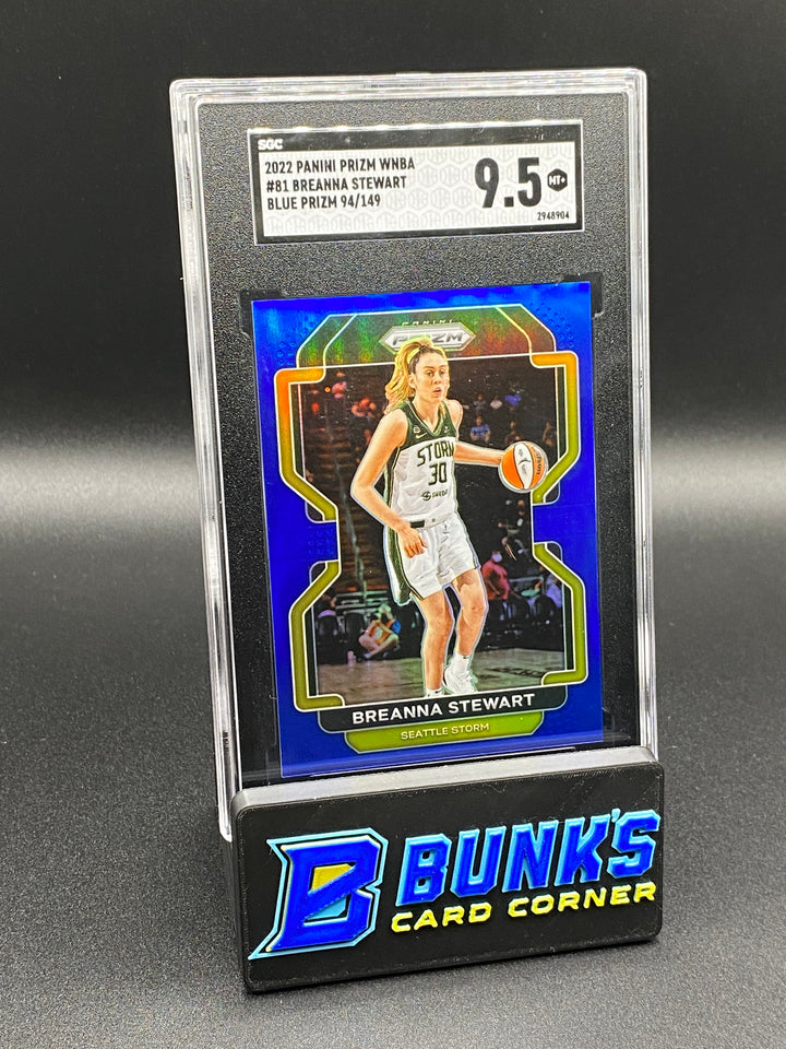 2022 Breanna Stewart Blue Prizm 94/149 SGC 9.5