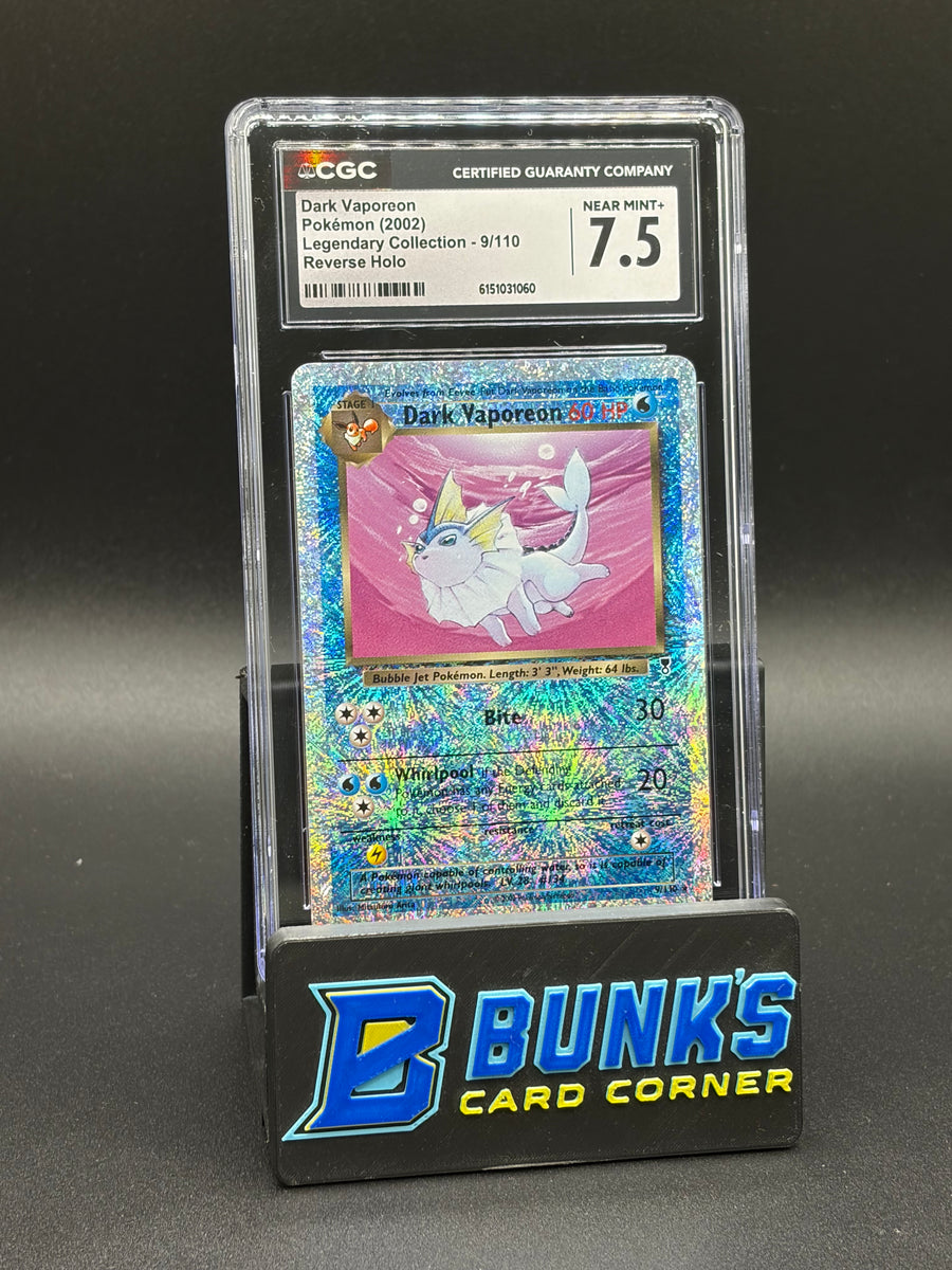 Dark Vaporeon Reverse Holo CGC 7.5