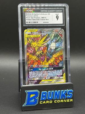 Moltres & Zapdos & Articuno GX Promo CGC 9