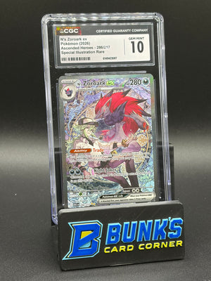 N's Zoroark ex SIR CGC 10