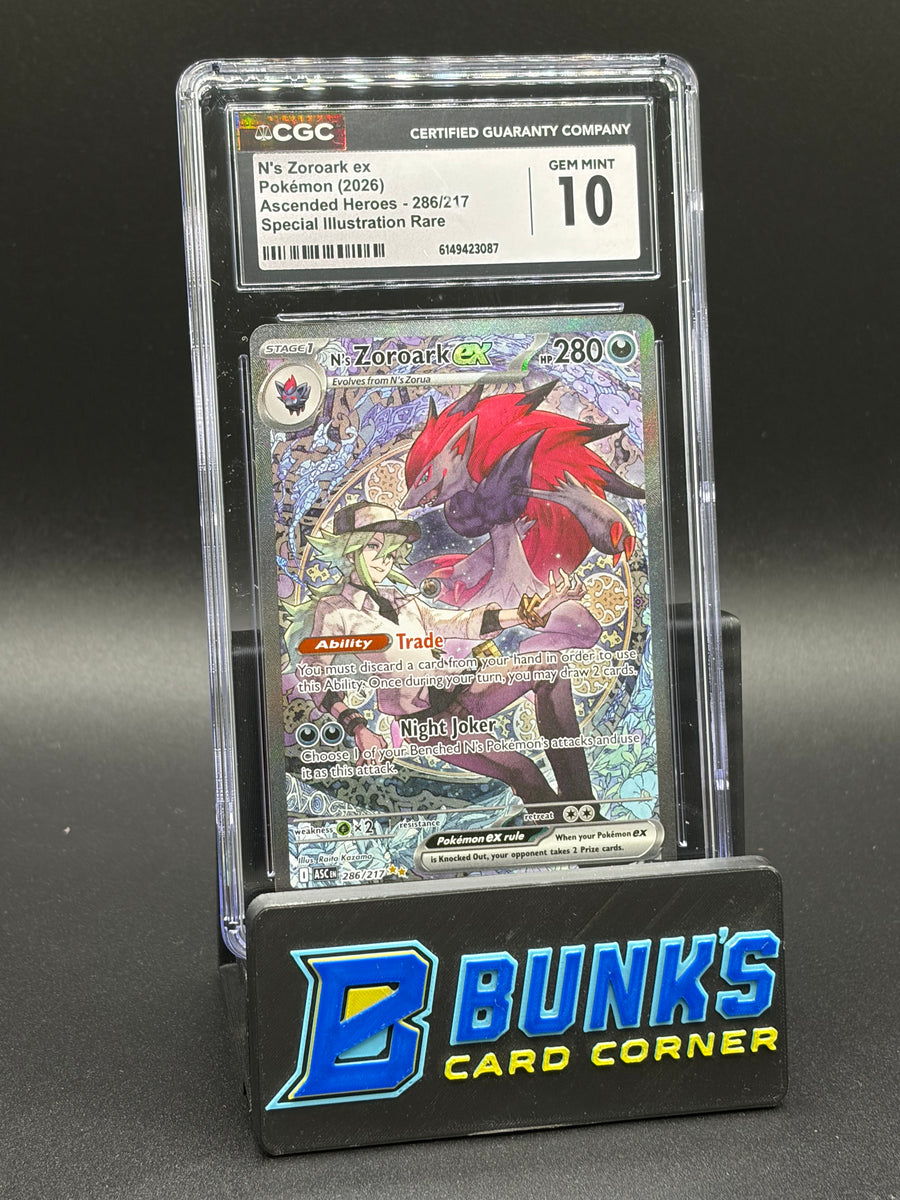 N's Zoroark ex SIR CGC 10