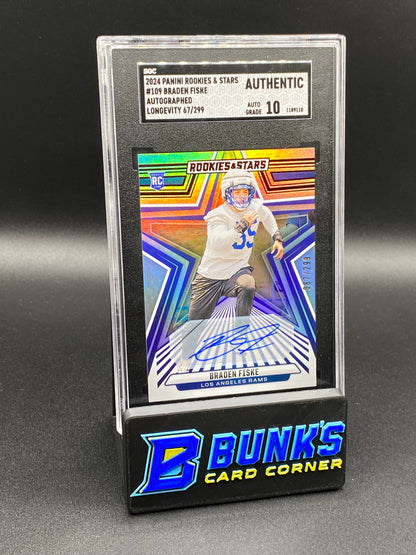 2024 Braden Fiske Auto. Longevity 67/299 SGC Auto 10