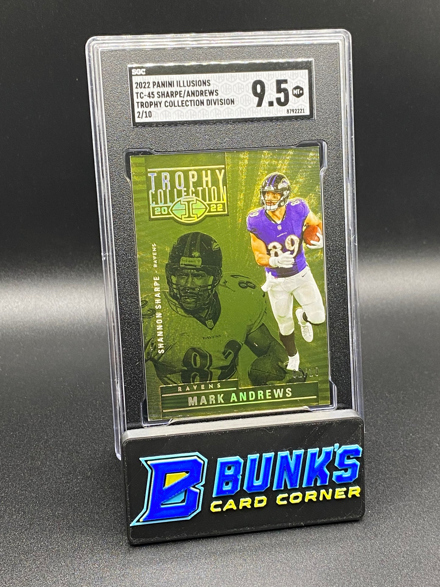 2022 Sharpe/Andrews Trophy Collection Division 2/10 SGC 9.5