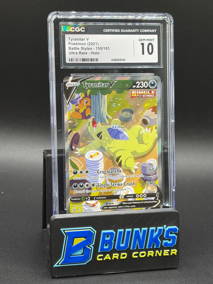 Tyranitar V Ultra Rare Holo CGC 10