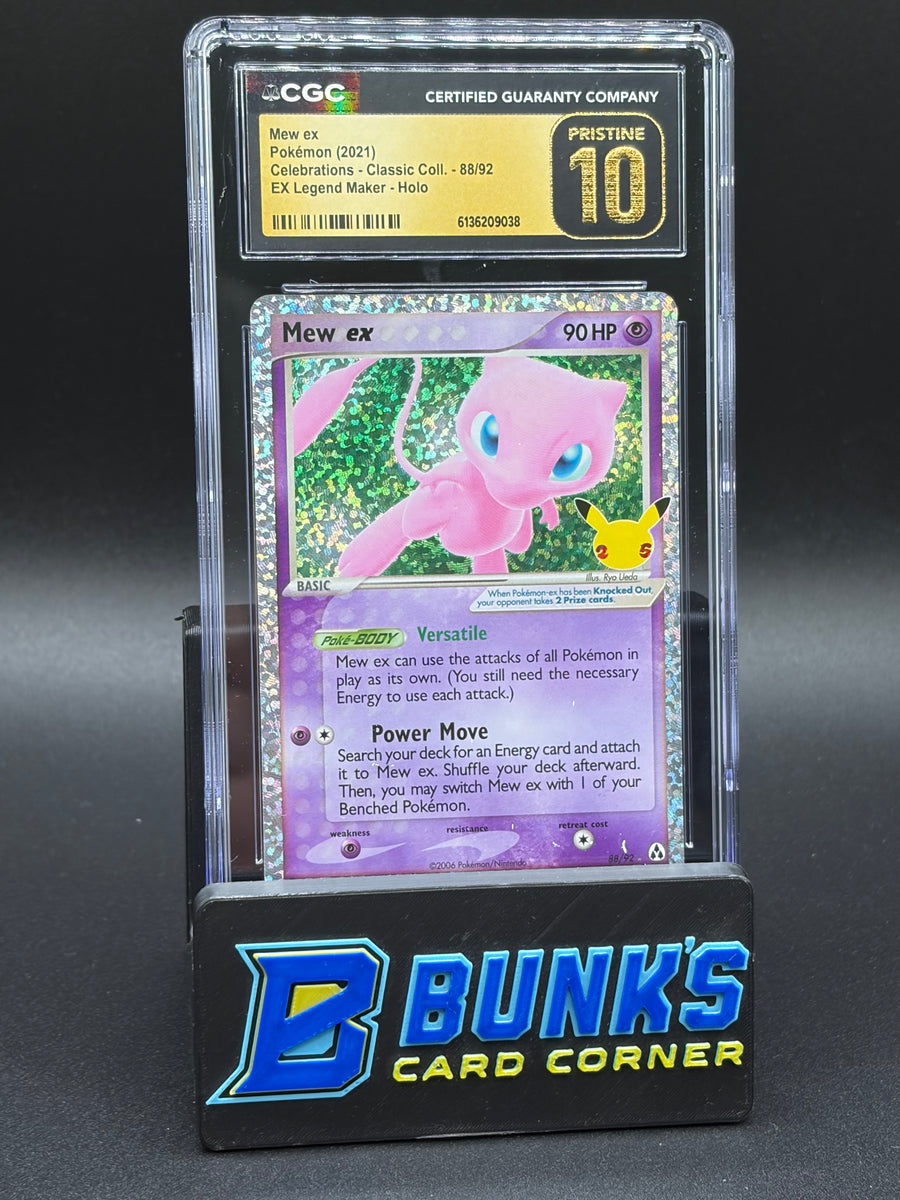 Mew ex Legend Maker CGC Pristine 10