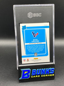 2021 Nico Collins Blue Scope Prizm SGC 10
