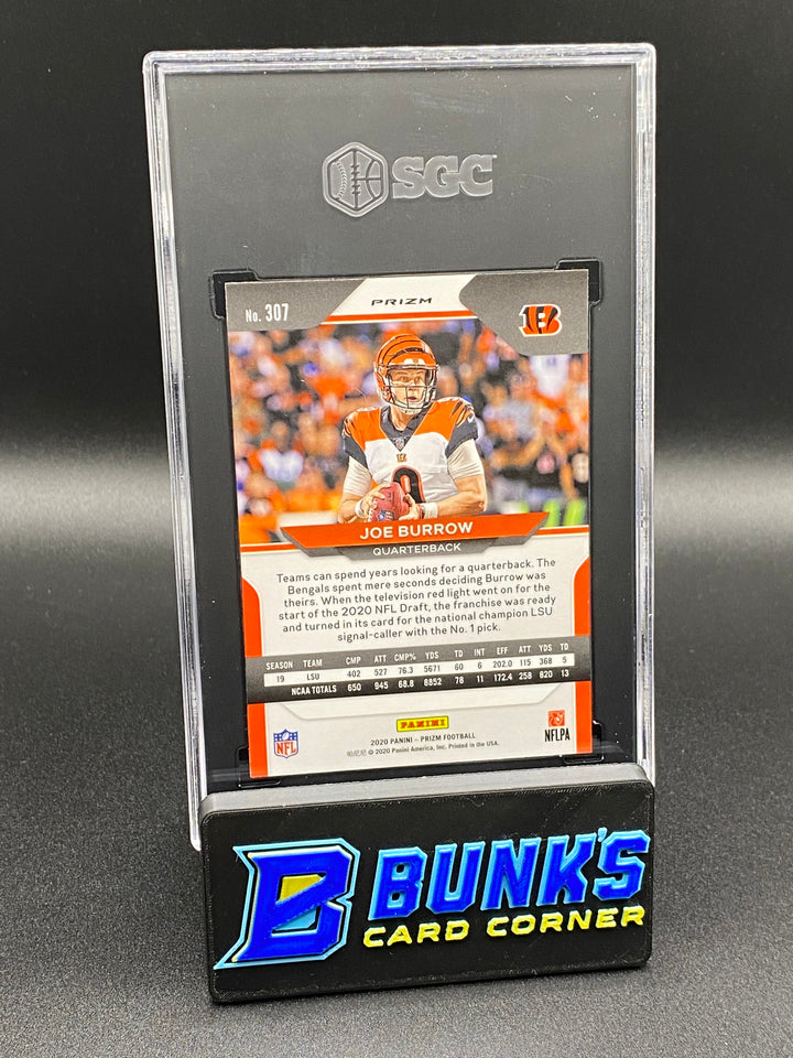 2020 Joe Burrow Red Ice Prizm SGC 9