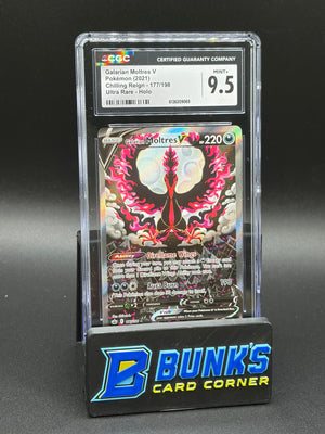 Galarian Moltres V Ultra Rare Holo CGC 9.5